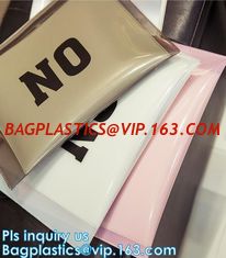 China Custom Printed Slider Pe Zip Lock Clothing Bags With Logo, frosted plastic pvc zip lock document bag, Standup Cosmetic P supplier
