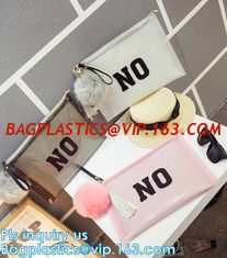 China clear printed pvc files zip packing bag, slider reclosable poly bag, resealable slider k eva plastic promotion bag supplier