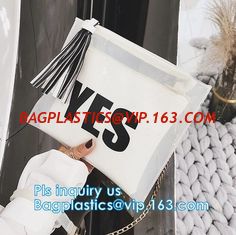 China k candy bags, water proof cosmetic vinyl PVC/EVA slider zipper plastic bags, Reclose Holographic Slider Cosmetic M supplier