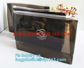 China PP Plastic Slider Zip Lock A4 Doucment Files Holder Bag, zip lock bag with plastic slider &amp; business card holder,Makeup supplier