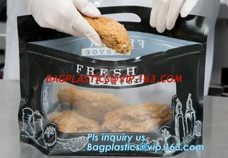 China fried chicken bag for roast hot food packaging, food storage plastic hot chicken bags, Food pouch packaging Bags with ve supplier