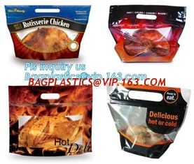 China Hot roast chicken bag/hot roast plastic packaging bag for duck,chicken,fish, Fried Chicken Packaging Clear Microwaveable supplier