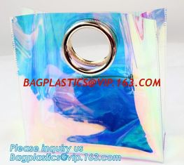 China Custom PVC Tote Bag Fashion Lace PVC Tote Bag With Neon, Shoulder Tote Bag Beach Bag Shopper BagBeach Bag, WALLET, CLUTC supplier