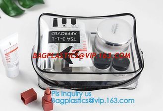 China Luxury cosmetic bag custom printing pvc makeup bag travel, makeup bag travel pvc zipper bag, Promotional PVC Travel Make supplier