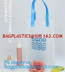 China Beach Lash Package Tote Shoulder Bag with Interior Pocket, Customized Large Clear PVC Tote Bag Beach Bag, Water Resistan supplier
