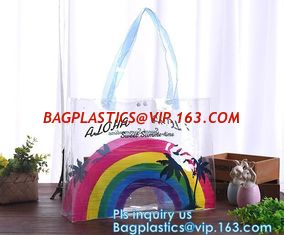 China Crossbody Messenger Shoulder Bag Sling Bag, transparent handbag tote shoulder PVC sling clear vinyl beach bag, handy bag supplier