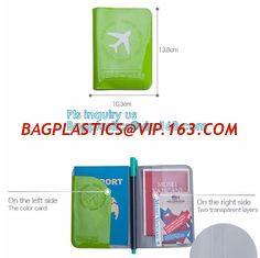 China New Arrival Plastic PVC Passport cover, Fashion journey 3D PVC synthetic leather travel map passport cover, passport pac supplier