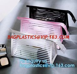 China Toilet Towel Packaging Custom Clear Plastic PVC Travel Cosmetic Bag with Zipper, Eco friendly clear pvc zip lock pouch Z supplier