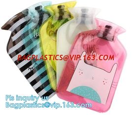 China Winter Outdoor Pvc Hot Water Bottle Bag, pvc hot water bag fomentation, Water Bottle Ice Bag With Knitted Covers, water supplier