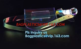 China Laser PVC Sports Belt Bag,Waist Bag,Fanny Pack, Waist Bag Case Pouch Clear pvc sports waist bag / transparent belt, bag supplier