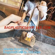 China Vintage Fashion Style Lady's Handbag Cheap Wholesale PU/PVC Shoulder bags Crossbody bag, designer handbag shoulder PVC b supplier
