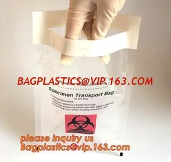 China waterproof zipper bag transparent biodegradable medical waste bag, Medical Hemp Seed Food Plastic Packaging Plastic Zipp supplier
