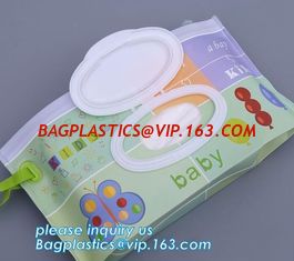 China eco biodegradable Reusable CMYK UV Printed Zip Top Travel Plastic EVA Baby Tissue Wet Wipes Bag, EVA Wet Tissue Bags supplier