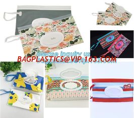 China Reusable travel and portable baby wet wipe refill case dispenser, custom high quality reusable EVA wet wipe bag, contain supplier