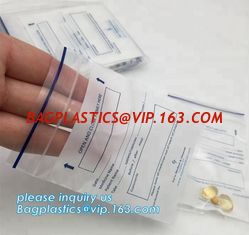 China Medical powder plastic child proof zip lock bags / sachet herbal pills pack aluminium foil pouch, medical grip seal bags supplier