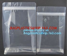 China Flexible food Packaging 8 sides sealed flat bottom gusset bag, Professional Production Plastic Medication K Zip supplier