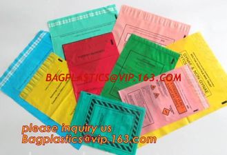 China Biodegradable PLA Plastic Bag Corn Starch Biohazard Specimen k Bag, LDPE Three Walls Specimen Bag with Pocket, pac supplier