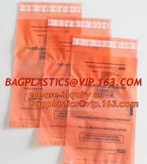 China Lab Bags Specimen Bags zip bag, Medical Grade Laboratory Specimen Bag, Three Wall Biohazard Specimen Bag With a Document supplier