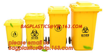 China Medical Disposal Bin Sharp /Safe SharpS Containers biohazard needle disposal sharp container, Plastic Wheeled Trash Can supplier