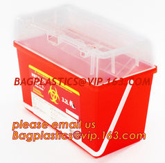 China Best Selling Biohazard Plastic Sharps Container For Sale, Sharps Container Medical Disposable Needle Box, Biohazard Plas supplier