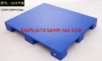 China 100% Virgin HDPE wear-resistant anti-slip stackable plastic pallet, China Manufacturer accept custom standard stacking p supplier