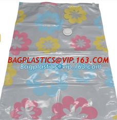 China Bedding Use and PE Plastic Type home storage space saver bags, saving vacu seal bags for clothing use, blankets Use vacu supplier