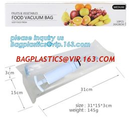 China Large 11&quot; x 50' Commercial Grade Vacuum Sealer Food Saver Storage Roll Bags, Vacuum Bag packaging snack/plastic food gra supplier