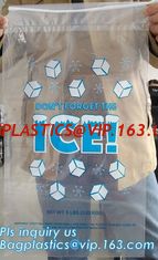 China BIO-DEGRADABLE, Commercial Ice Bags, Poly Ice Bags, Metallocene Bags, Plastic Twist Tie Ice Bags, Customized Retail Ice supplier