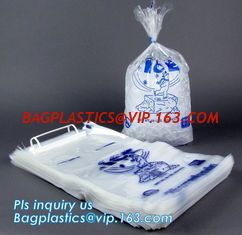 China WICKETEDice pop plastic packaging ldpe flat clear polythene bags recycling supplier, Drawstring Closure Plastic Ice Bags supplier