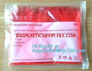 China on-toxic plastic material gel ice pack, Refrigerated cooler bags, ice eutectic gel bag for fresh food and beverage, GEL supplier