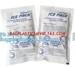 China breastmilk lunch bag cooler plastic reusable ice pack, 250g gel water injection ice bag for fresh food, oem water inject supplier