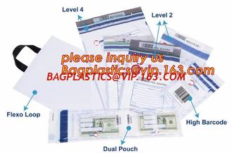 China tamper proof sealing bags;security police bag;security bank coin bag, Custom Printed Self Adhesive Sealing Bank Money St supplier