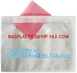 China big size poly packing list envelop with pocket, PACKING LIST ENCLOSED FOR MAILING BAGS, SELF ADHESIVE PACKING LIST FLAT supplier