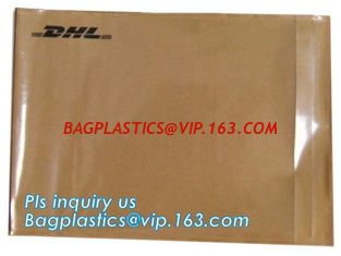 China Fedex Packing List Courier Envelope Mail Bag, A5 size packing list kraft envelope courier bag, invoice waterproof packin supplier