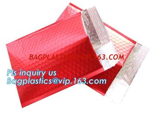China Factory customized waterproof poly mailers bubble padded envelope mailing bags for present shipping, bagplastics, bageas supplier