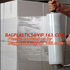 China plastic lldpe packaging film stretch wrap, Colorful casting lldpe stretch packing film shrink wrap, Manual and Automatic supplier