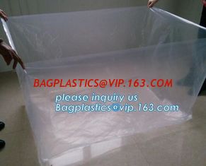 China 48 x 48 x 96&quot; 1 Mil ldpe Clear Pallet Covers, Eco-friendly Reusable Pallet Wrap Pallet Cover, Disposable CPE Waterproof supplier