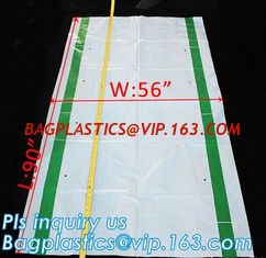 China Gusseted Side/Square Bottom Pallet Bags PE Pallet Covers, Giant Black Opaque Poly Bag Pallet Covers and Liners, vinyl co supplier