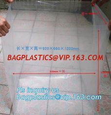 China Disposable PE Plastic Pallet Covers bag on Roll, Waterproof Pallet Cover Plastic PE for Europallet 80x120x250 cm, BAGEAS supplier