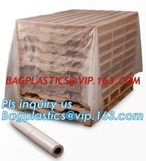 China moisture proof reusable virgin plastic pallet cover, poly square bottom bag pallet top cover bags plastic vinyl cover fo supplier