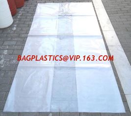 China Customized Square Bottom or Side Guesst Plastic Protective Pallet Covers, 4 Mil Dust proof Clear Pallet Covers, BAGPLAST supplier