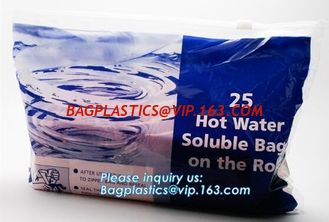 China hospital disposable use pva material fabric water soluble plastic bag, Water Soluble Laundry Bag/Folding Washing Laundry supplier