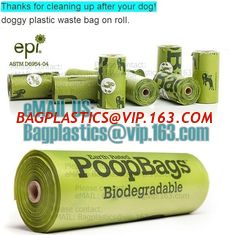 China Pet Dog Waste bags Poop Pooper Scoopers for Bags on Board biodegradable 5 Color DHL Free Shipping, BAGEASE, BAGPLASTICS supplier