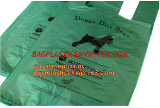 China Bone shaped pet waste bag clean-up holders ,pet dog poop bag dispenser with 20 bags in roll, EN13432 compostable degrada supplier