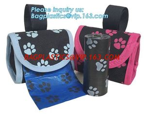 China Bone Shape Plastic Custom Pet Dog Waste Bag with Dispenser, Dog shape Dog Waste Poop bags Holder pet Poop Bag Dispenser supplier