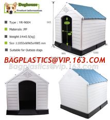 China New Style Outdoor Breathless Removable Dog House Plastic Three Sizes Plastic Dog House, Cat Dog House Of Pet Home, bagea supplier