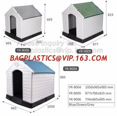 China waterproof pet house large insulated plastic dog house, plastic dog kennel, Dog Product Plastic Durable Pet Dog House supplier