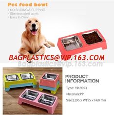 China FDA certified Dog Bowls, Stainless Steel Dog Food Bowl with No Spill Non-Skid Silicone Mat for Feeding Dogs Cats and Pet supplier