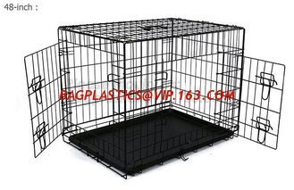 China Wholesale Heavy Duty Custom Made Large Animal Pet Dog Cage ( stainless steel, metal, aluminum, iron,galvanized steel ) supplier
