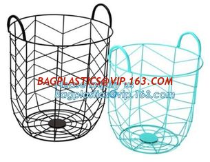 China Copper Kichen Metal Wire Fruit storage Basket, Low price metal wire mesh storage baskets, wire metal desk organizer rose supplier